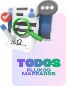 Todos fluxos mapeados